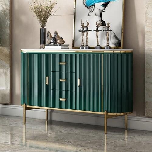 Light Luxury Sideboards Cabinet Post-Modern Sideboard Home Porch Living Room Storage Restaurant Decoration Side Table Cabinet