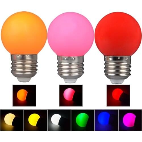 LED blubs 3W E27 E14 E26 B22 Indoors Red Blue Green White Warm White Colorful LED Light Bulb Lamp For Home Lighting Christmas