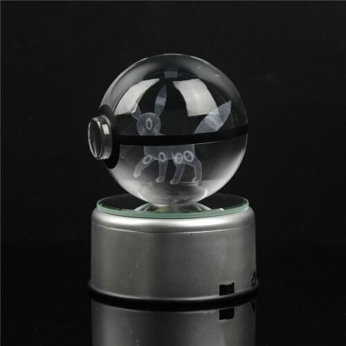 Creative 3D Action Character Crystal Ball Elf Pattern Customization Christmas Gift Cartoon Souvenir LED Night Light