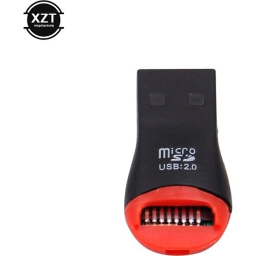 High Speed USB 2.0 Mini SDHC Micro SD T-Flash TF M2 Memory Card Reader For Laptop Mini Adapter High Quality