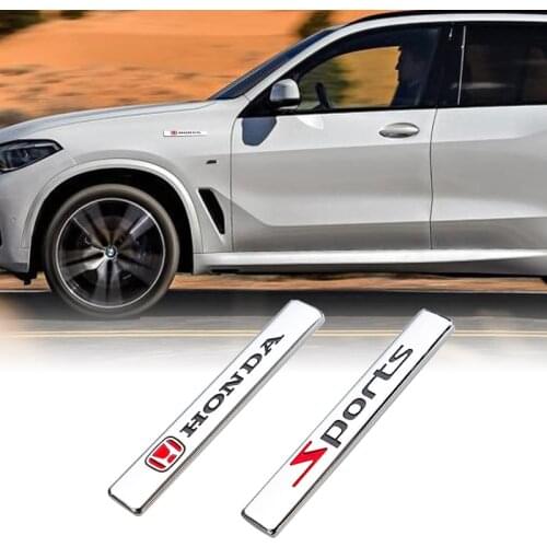 1Pcs Car 3D Metal Sticker Logo Accessories For Honda Pilot City CRV CRZ Dohc Fit Insight Inspire Legend Modulo RR SI URV Vezel