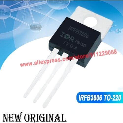 5 Pieces) IRFB3806 IRFB3806PBF TO-220 60V 43A / LM7912CT TO-220 / SLP740C 400V 10.5A / U2060G TO-220