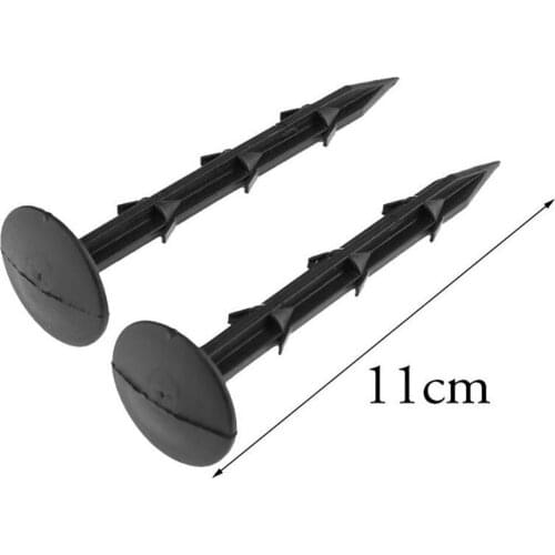 50 Pcs/lot garden ground nail PP Mulch Fix Tools Greenhouse Film Ground Cloth Sunshade Fly Net Pest Control Plastic Film Pegs