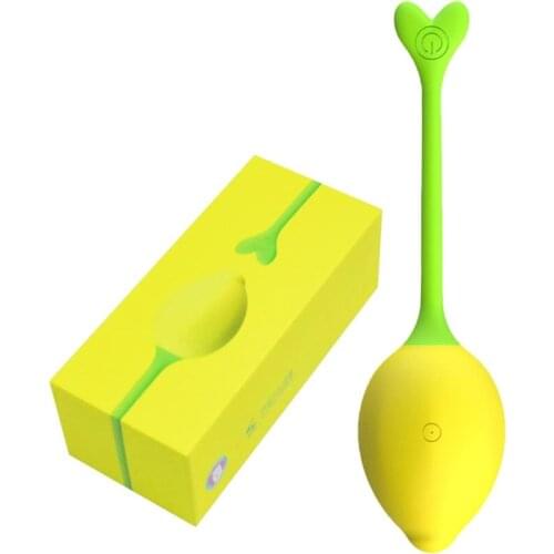 Wireless Lemon Kegel Ball Ben Wa Ball For Women Pelvic Floor Tightening Exercises Bladder Control Vaginal Tighten Exercise Ball