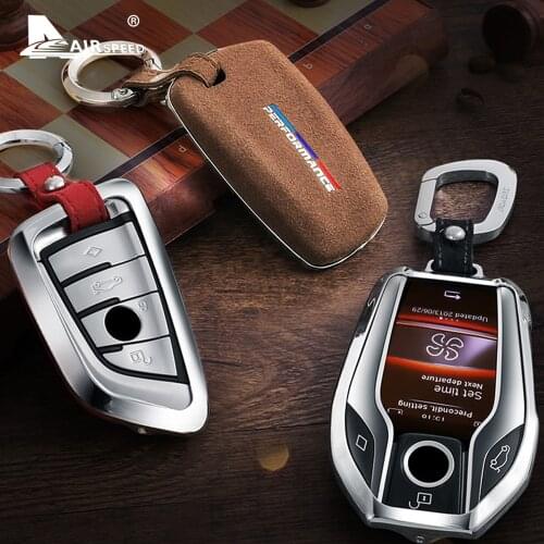 AIRSPEED Car Key Case Cover for BMW F22 F30 F36 F10 F13 F01 F25 F26 F15 F16 F48 F39 G30 G11G05 G01 G02 Accessories Car Key Shell