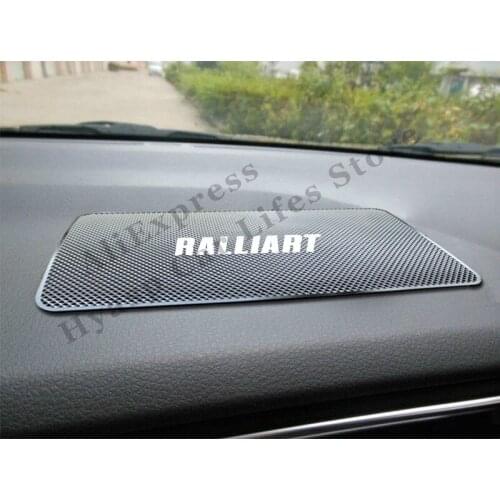 Black Car Anti Slip Mat For Mitsubishi Ralliart Non Slip Mat Holder Cell Phones GPS Car Interior Tool