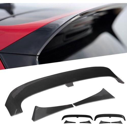 For Clubsport Style Rear Roof Spoiler Wing Kit UV-Resistant for VW MK7/MK7.5 Standard 2013 2014 2015 2016 2017 2018 2019 2020