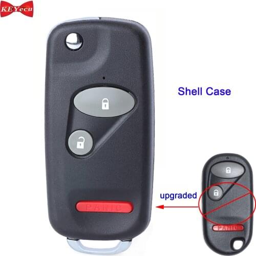 KEYECU for Honda Accord Civic CR-V CRV Jazz Element Pilot Upgraded Remote Key Shell Case for OUCG8D-344H-A A269ZUA106