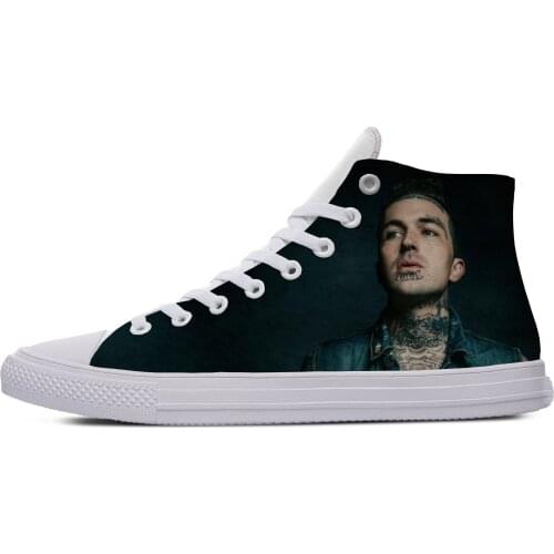 Hip Hop Rapper Yelawolf Hot Cool Fashion Casual Cloth Shoes High Top Breathable Lightweight Sneakers 3D Print For Men Women