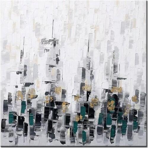 Wall Decor Canvas Picture Art Real Handmade Abstract Heavily Texture Oil Painting Canvas Wall Art Unframed Home Wall Showpiece