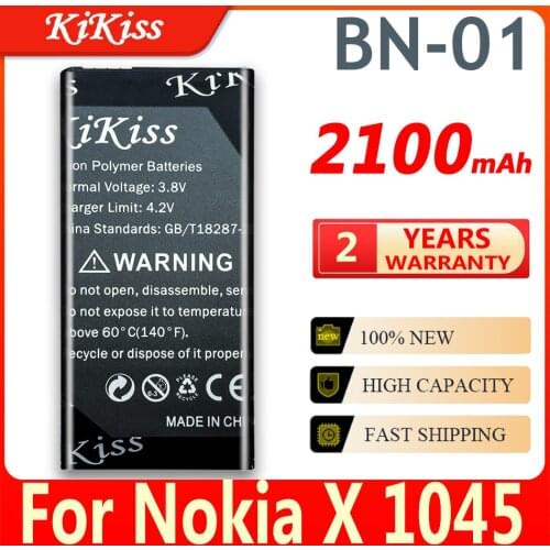 Original KiKiss 2100mAh High Capacity Replacement Battery For Nokia Lumia X 1045 RM-980 RM 980 Normandy BYD BN-01