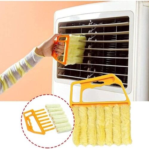 Window Blind Cleaning Brush Microfiber Detachable Washable Venetian Air Conditioner Duster Cleaner Brush Furniture Cleaner