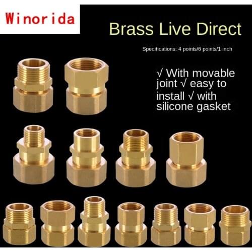 1/2IN To 3/4IN Thread To Change 1 Inch Inner and Outer Wire Live Joints