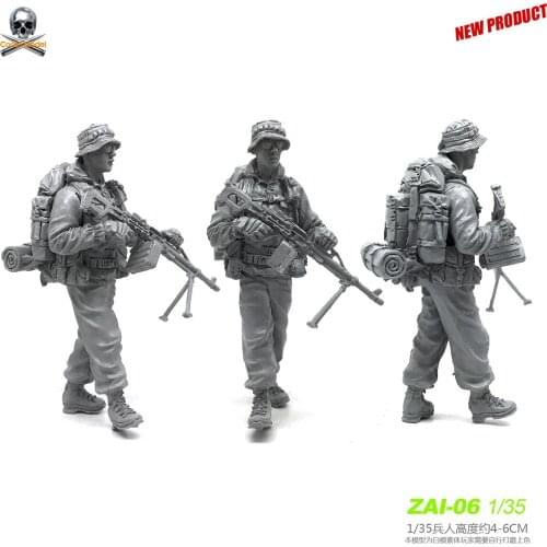 1/35 Resin Soldier Of Russian Modern Special Forces Model Kits self-assembled Zai-06