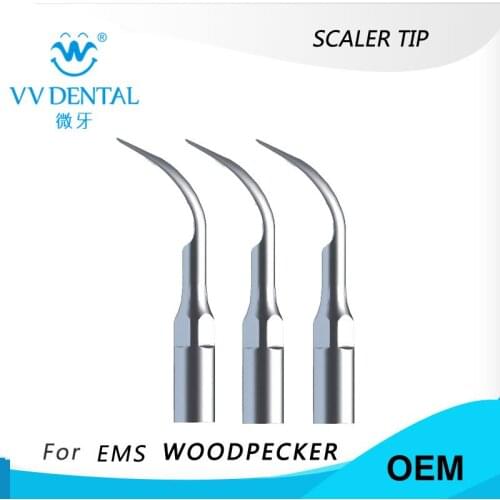 3pcs G2 Teeth whitening tool dental supragingival scaling ultrasonic scaler tip compatible with EMS Woodpecker UDS handpiece
