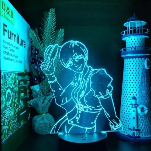 Danganronpa Toya Imamura Kill Cure 3D ANIME LAMP Led Nightlights 7 Color Changing lampara Led For Home Decor
