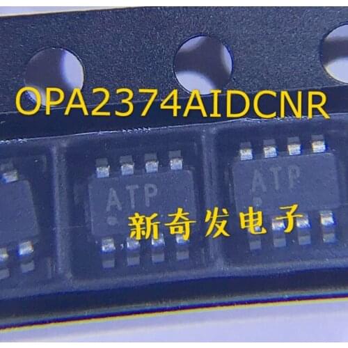 5pcs --- NEW OPA2374AIDCNR OPA2374AIDCNT OPA2374 MARKING ATP SOT23-8 IC Chip