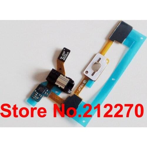 50pcs/lot Original New Home Button Sensor Flex Cable+Headphone Audio Jack Flex Cable For Samsung Galaxy J500F Free Shipping