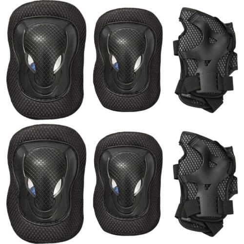 6 Stuks/set Man Women Kid Sport Skateboard Kneelet Pads Pols Guard Gear Pad Gear Child Skateboard Pads