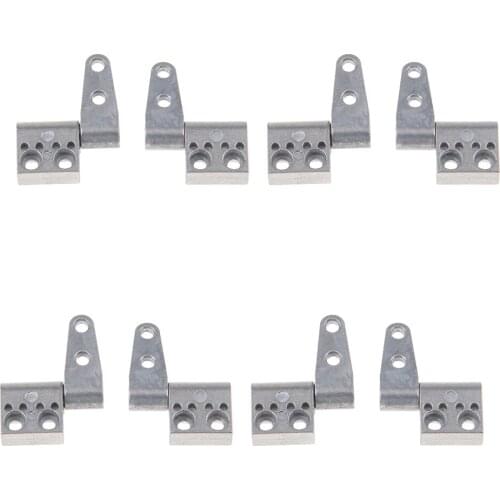 8PCs Constant Torque Embedded Hinges for Home Office Cupboard Cabinet Closet - Silver