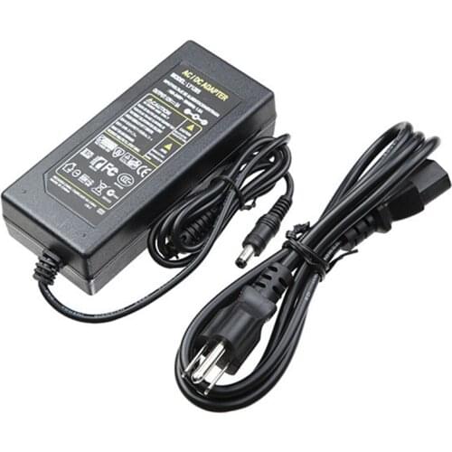AC 100-240V to DC 12V 5A 60W AC / DC Power Adapter Supply Charger for LED Strip Light + US/EU PLUG Cable