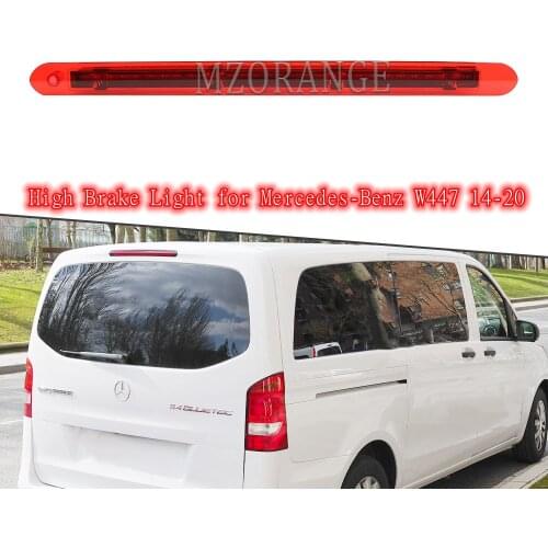 CAR High Brake Light for Mercedes-Benz W447 V-Klasse /Vito Kasten / Vito Mixto / Vito Tourer 2014-2020 red cover