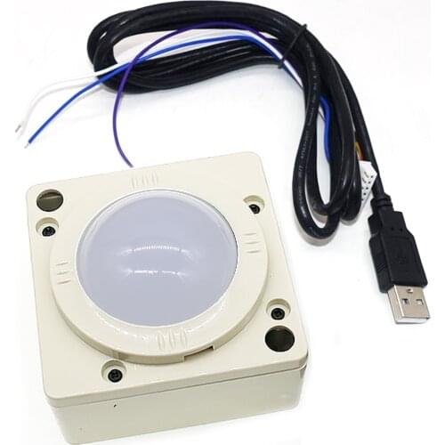 2'' Diameter white Round trackball with USB Connector arcade games cabinet parts arcade trackball for arcade video game