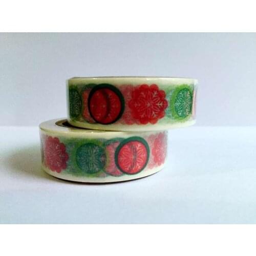 Free shipping Beautiful 15mm*10m high quality washi paper tape/flower signs masking japan washi tape