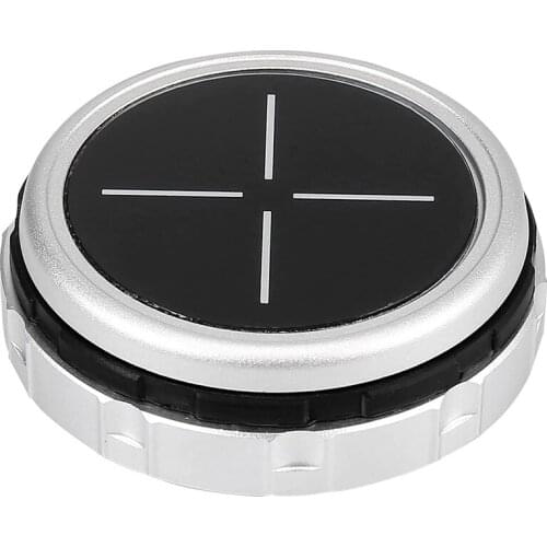 Center Console Multimedia Control Button Knob Trims Cover Decoration Cross Pattern for BMW- 3 5 7 Series X1 X3 X4 X5