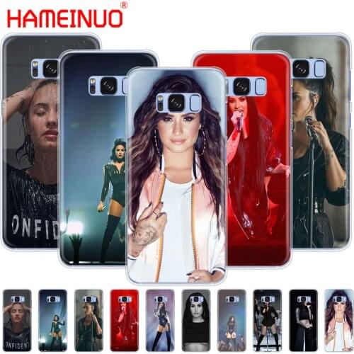 HAMEINUO Singer Demi Lovato cell phone case cover for Samsung Galaxy S9 S7 edge PLUS S8 S6 S5 S4 S3 MINI