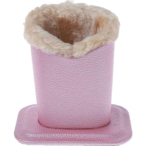 PU Leather Eyeglass Holder Sunglass Stand with Soft Plush Lining Eyeglass Holder Dropshipping