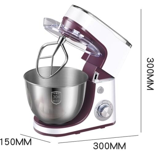 Electric Dough Mixer Baking Chef Machine Cream Whisk Small Mixing and Milk Cover Commercial Desktop Whisk