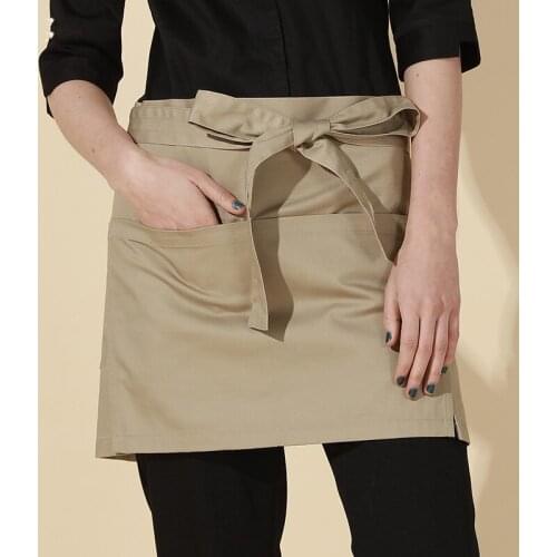 Apron short home baking hotel high-end coffee shop catering western restaurant half-length anti-fouling work chef cleaning apron