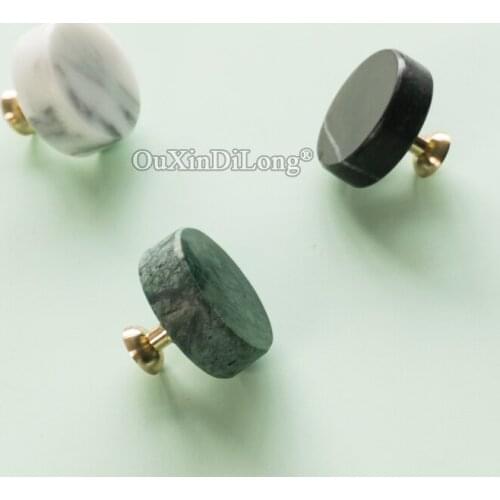 Brand New 2PCS Brass+Natural Marble Furniture Handles Drawer Pulls Cupboard Wardrobe Kitchen Shoe TV Wine Cabinet Pulls Knobs