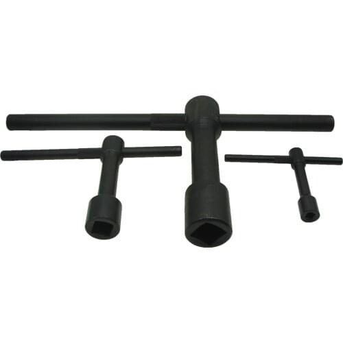 Milling Lathe Accessories Circular Ended Wrench Toll-Post Wrench Square Inserted Handle Box Wrench Impact Square Socket Wrench