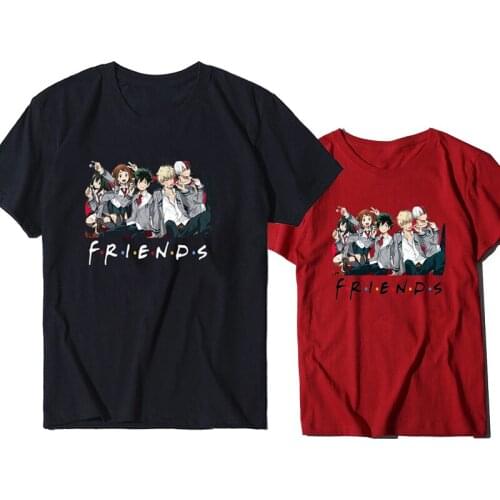 My Hero Academia T Shirt Katsuki Bakugou Todoroki Cosplay O-neck Casual Cartoon Harajuku Graphic Funny Shirt Unisex Tees