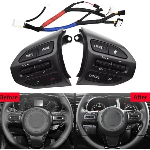 For Kia K5 Optima 2014-2015 Car steering wheel buttons car-styling button switch cruise volume control buttons