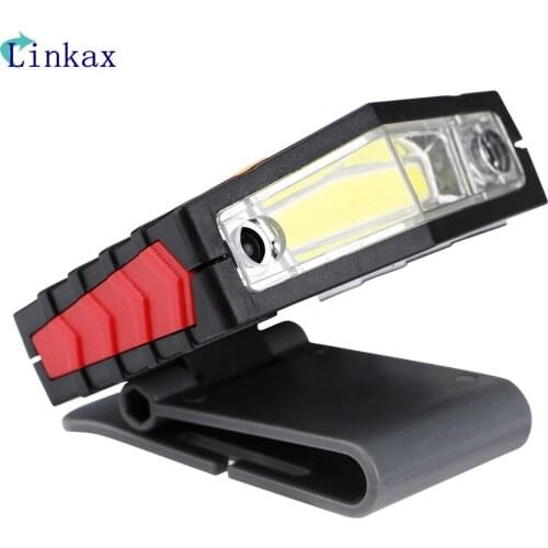 Cap Hat Light 2 Modes COB LED Waterproof Headlamp Portable Fishing Headlight Built-in Battery LED Head Torch Cycling Lanterna