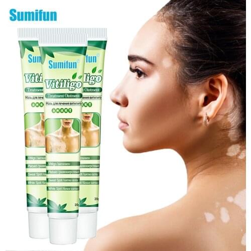 1/2/3Pcs Sumifun Vitiligo Treament Ointment White Spot Cream Antibacterial Psoriasis Localized Mycosis Leukoplakia Ointment
