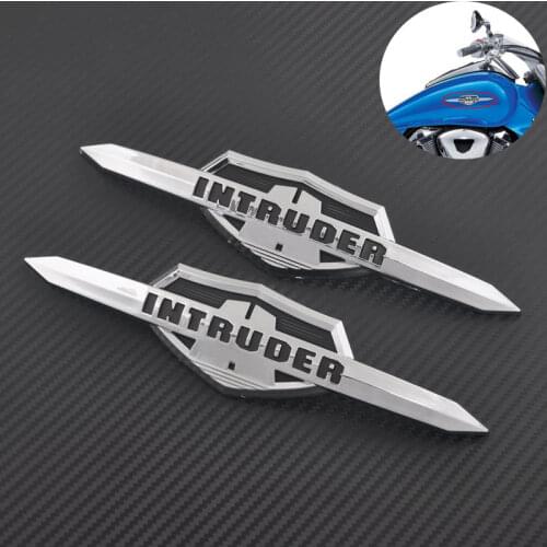 Motorcycle Fuel Gas Tank 3D Decals Emblem Badge Decorative Stickers For Suzuki Intruder 700 750 800 1400 1500 Volusia 800 Models