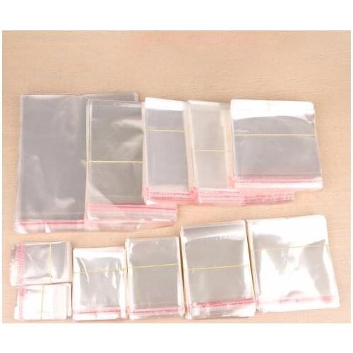 11 Size Transparent Cookie Packaging Bags Self Adhesive Plastic Bag Biscuit Wedding Candy Bags Bopp / Poly Bags 100pcs / Lot