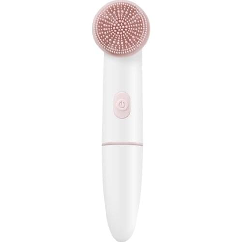 Facial Cleanser Brush Battery Powered Waterproof Electric Face Cleaning Brush 2 Speed Face Deep Washing Massaging Brush