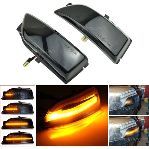 LED Dynamic Turn Signal Light For Ford Ranger T6 Raptor Wildtrak 12-19 Everest 15-19 Side Mirror Sequential Lamp Indicator