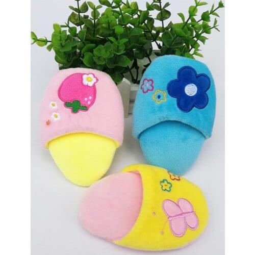 Slipper Pets Dog Toys Dog Toy Flower Butterfly Puppy Squeaky Toy Plush Dog Squeaky Sound Funny Toy For Dogs Molar Chew Toys