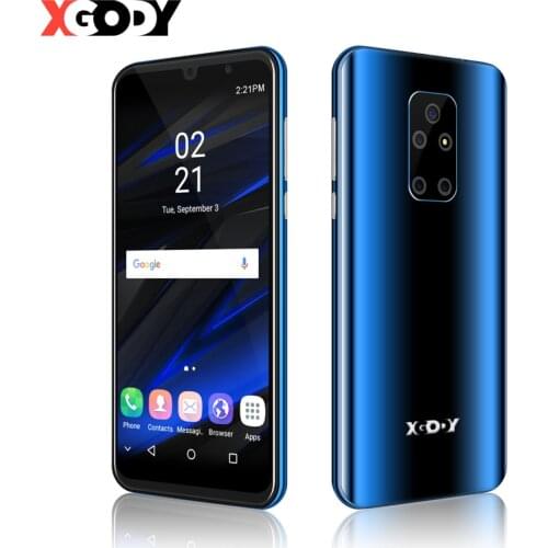 XGODY 3G Celular Smartphone Android 8.1 5.5" Full Screen Dual SIM 2GB 16GB Cellphones Quad Core 5MP Camera 2500mAh Mobile Phones