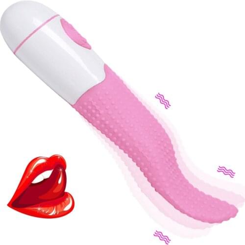 Tongue Vibrator Female Masturbator Oral Licking Vibrators Sex Toys for Women Vagina G Spot Massager Clitoris Stimulate Sextoys