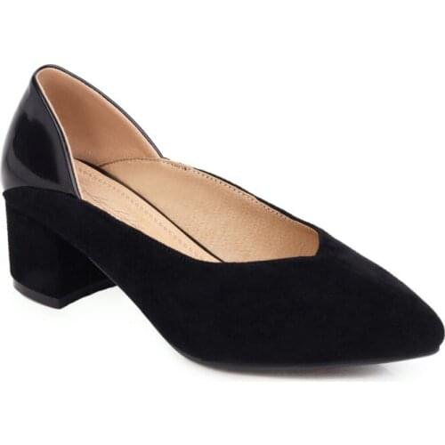 Big Size Pointy cropped sole ladies high heels women shoes woman pumps