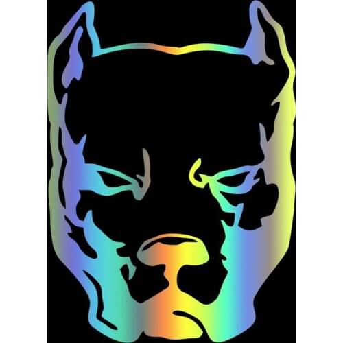 40116# Die-Cut Vinyl Decal Pitbull Car Sticker Waterproof Auto Decors on Car Body Bumper Rear Window