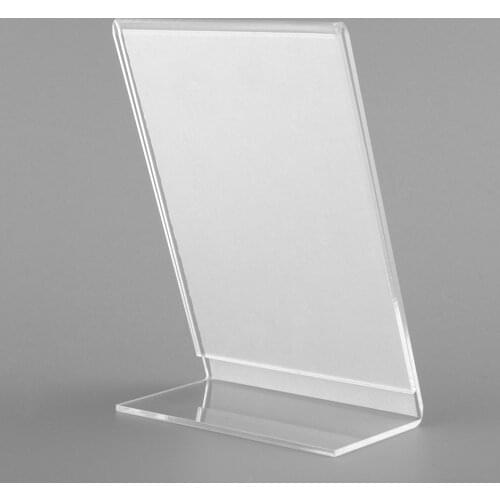 5/10PCS Office Message Board Menu Acrylic A6 Display Leaflet Stands Counter Plastic COLLEGE Holder SCHOOL for Business Poster