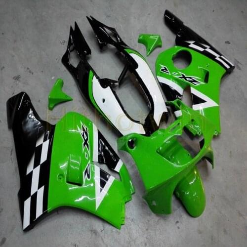 Free Bolts Custom green black white ABS motorcycle article Fairing for ZXR400 1991 1992 1993 1994 1995 1996 ZXR 400